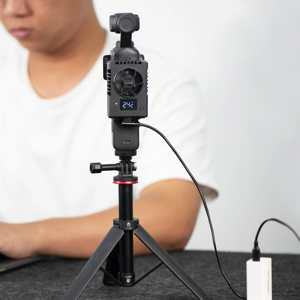 Cooling Fan with Cold Shoe for DJI Osmo Pocket 3 / 4 / 4 Pro - image 5