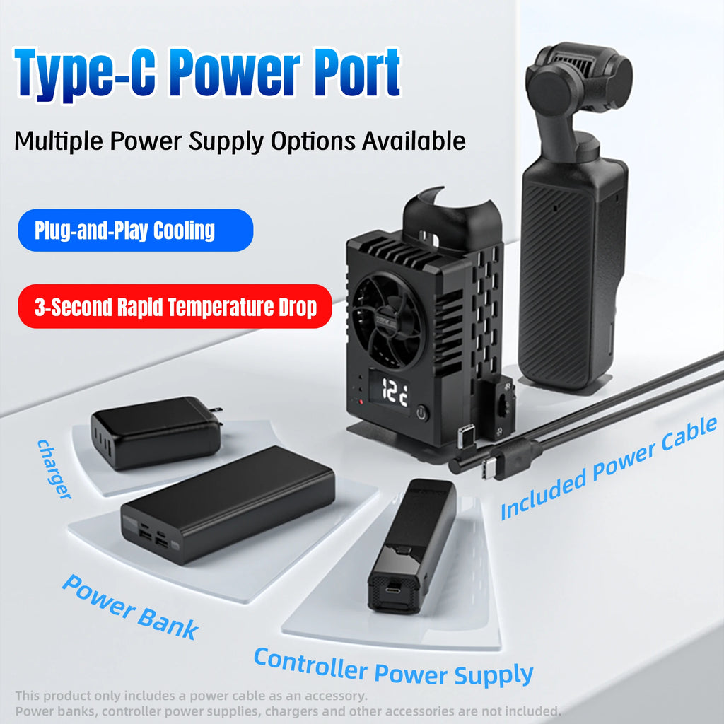 Cooling Fan for DJI Osmo Pocket 3 / 4 - image 6