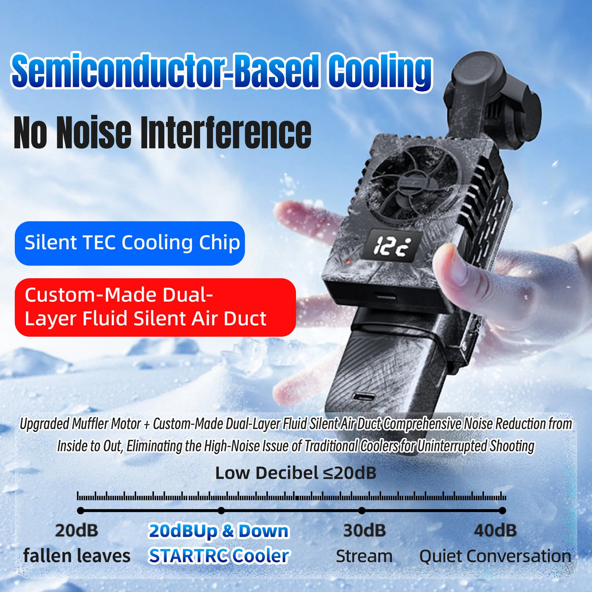 Cooling Fan for DJI Osmo Pocket 3 / 4 - image 5