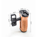 Wooden Side Handle Grip for Camera Cages with Cold Shoe - image 7