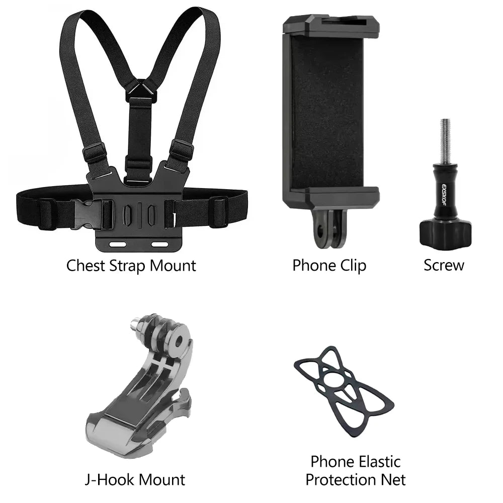 Action Camera Head & Chest Strap Mount Kit - image 16