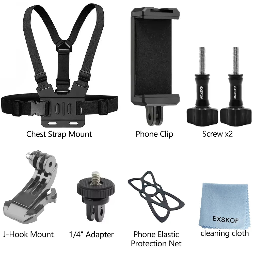 Action Camera Head & Chest Strap Mount Kit - image 15