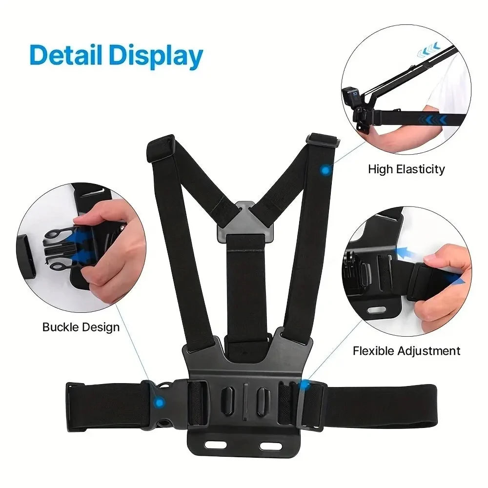 Action Camera Head & Chest Strap Mount Kit - image 4