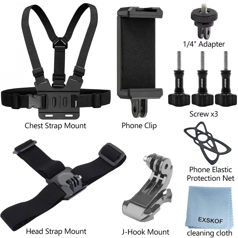 Action Camera Head & Chest Strap Mount Kit - image 20